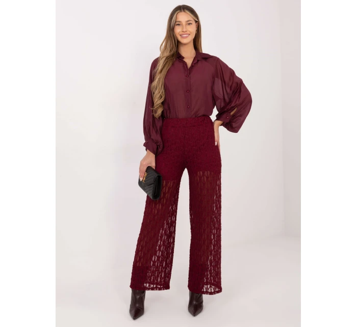 Kalhoty IT SP 9965.77 maroon Kalhoty IT SP 9965.77 maroon