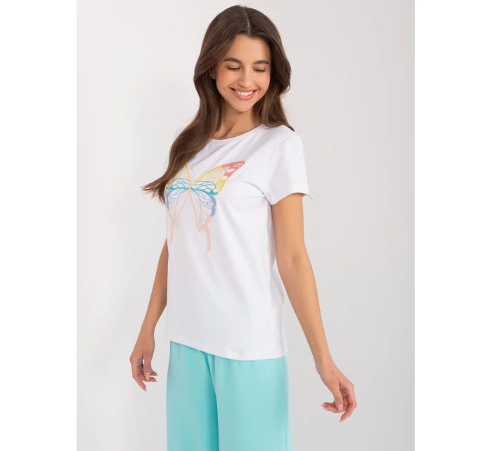 T shirt RV TS model 21338679 biały - FPrice