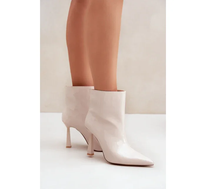 Boty na podpatku model 204684 Step in style Boty na podpatku model 204684 Step in style