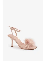 Sandály na podpatku model 209925 Step in style Sandály na podpatku model 209925 Step in style