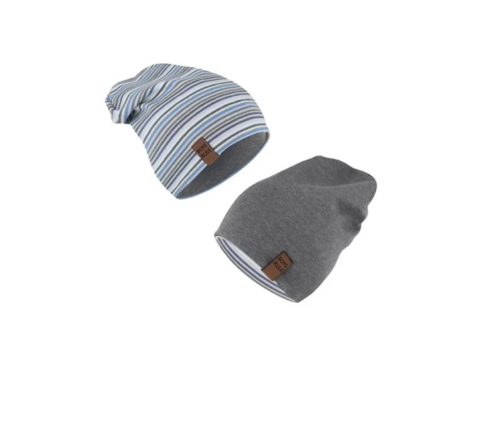 AJS 50-086 oboustranná dětská čepice