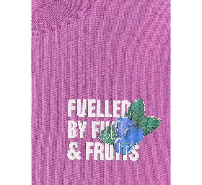 Dívčí volné tričko s potiskem 4F 4FJRSS26TTSHF3827-51S