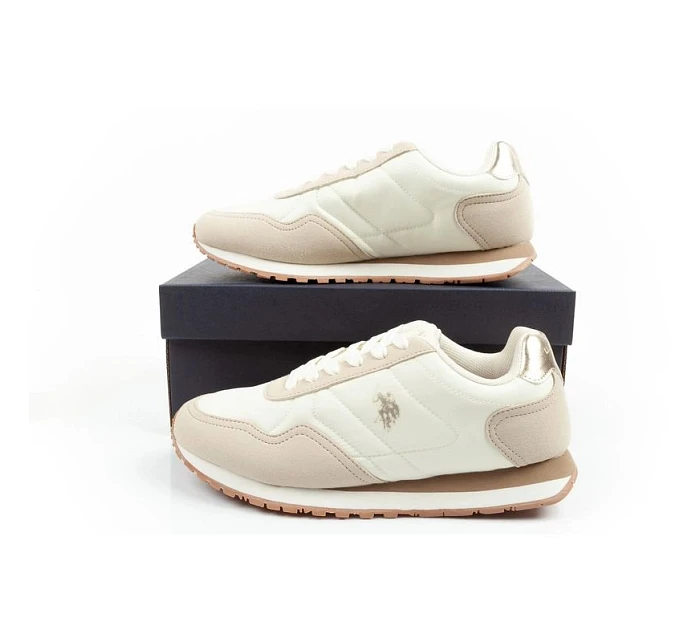 U.S Polo Assn dámské sportovní boty tenisky módní pohodlné ecru dámské