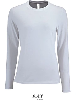 SOL'S Imperial LSL Women Dámské tričko s dlouhým rukávem 25.2075 white