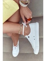 Dámské Klasické Nízké Tenisky BIG STAR AA274010 Bile Dámské Klasické Nízké Tenisky BIG STAR AA274010 Bile