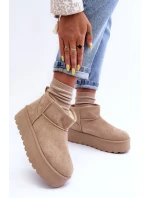 Kůže Boty Na Platformě Bežové model 21630209 - Boto Kůže Boty Na Platformě Bežové model 21630209 - Boto
