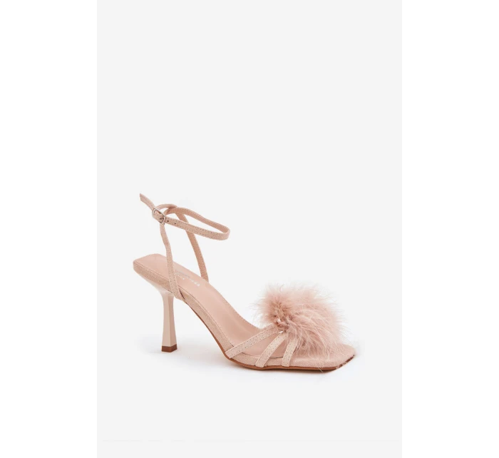 Dámské Sandály Na S Béžové model 21687027 - Boto Dámské Sandály Na S Béžové model 21687027 - Boto