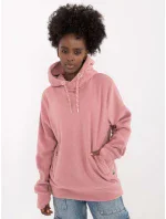 Mikina D20005M02627B2 tmavě růžová