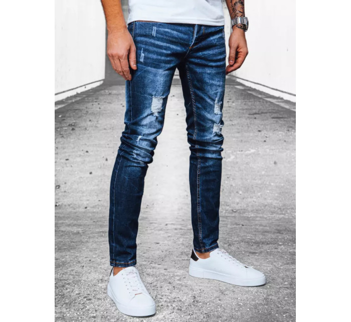 Pánské tmavě modré kalhoty Dstreet UX3916