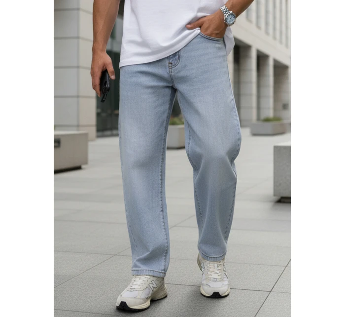 Pánské baggy džíny světle modré FashionStreet UX4476
