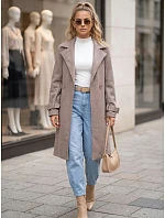 damski z paskiem beżowy model 22371799 - FashionStreet