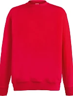 Fruit of the Loom Lightweight Set-In Sweat Pánská mikina 16.2156 red