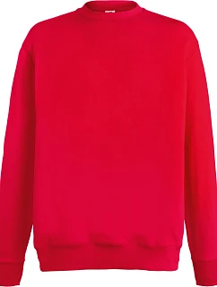 Fruit of the Loom Lightweight Set-In Sweat Pánská mikina 16.2156 red