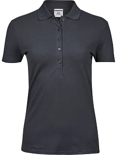 Tee Jays TJ 145 Dámské luxusní těžké strečové piqué polo 18.0145 dark grey