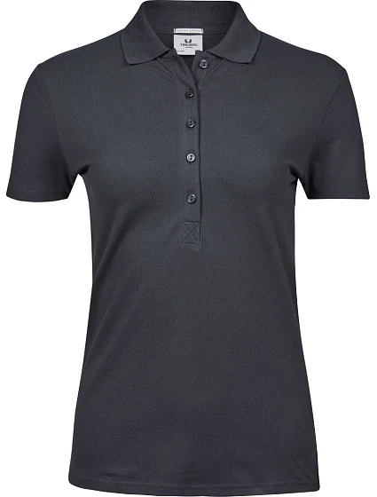 Tee Jays TJ 145 Dámské luxusní těžké strečové piqué polo 18.0145 dark grey