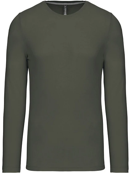 Kariban K 359 Pánské tričko s dlouhým rukávem 20.K359 dark khaki Kariban K 359 Pánské tričko s dlouhým rukávem 20.K359 dark khaki