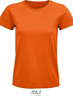 SOL'S Pioneer Women Dámské tričko z bio bavlny 25.3579 orange