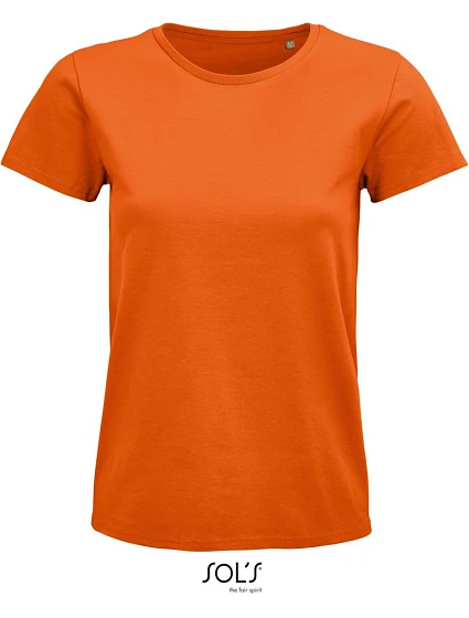 SOL'S Pioneer Women Dámské tričko z bio bavlny 25.3579 orange