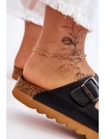 Klasické dámské pantofle Big Star model 21610501 Černé - Big Star Shoes Klasické dámské pantofle Big Star model 21610501 Černé - Big Star Shoes