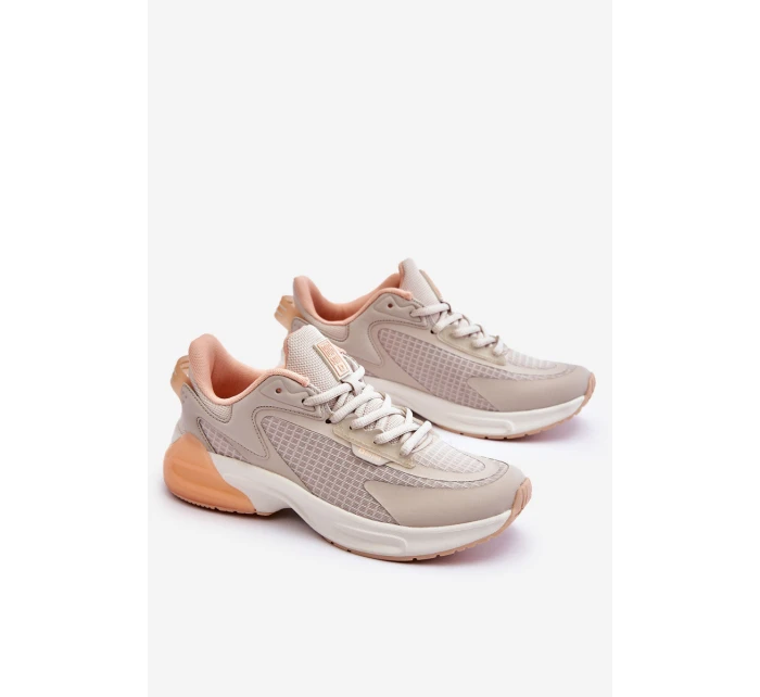 Pohodlné sportovní boty Memory Foam System Big Star model 21611874 Béžove - Big Star Shoes Pohodlné sportovní boty Memory Foam System Big Star model 21611874 Béžove - Big Star Shoes