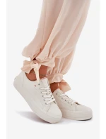 Dámské Tenisky Z Eko Kůže Big Star RR274A297 Světle Béžové Dámské Tenisky Z Eko Kůže Big Star RR274A297 Světle Béžové