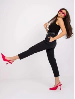 Spodnie DHJ SP model 20961811 czarny - FPrice Spodnie DHJ SP model 20961811 czarny - FPrice