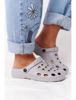 Dámské Nazouváky šedé Pěnové Crocsy EVA Dámské Nazouváky šedé Pěnové Crocsy EVA