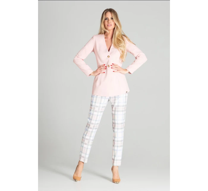 Dámské sako M694 růžové - Figl