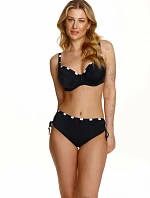 Dámský horní díl plavek Paros Černá s bílou vzor - Lupo Line