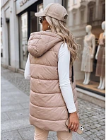 Dámská velbloudí oboustranná vesta Dstreet model 21970087 - FashionStreet Dámská velbloudí oboustranná vesta Dstreet model 21970087 - FashionStreet
