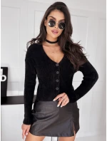 Dámský svetr LILY černý FashionStreet MY2035 Dámský svetr LILY černý FashionStreet MY2035