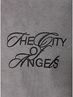 Pánská letní tepláková souprava s potiskem šedá FashionStreet AX0818