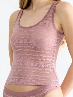 Dámská podprsenka FREE Evolve Tank Top Lace - tm. růžové 7836 - SLOGGI