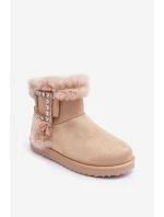 Ocílené Sněhule s Klíčkem Bežové  Dulca