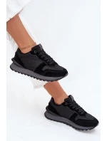 Kožené Dámské Tenisky Big Star model 21705821 HIPOLY SYSTEM Černé - Big Star Shoes Kožené Dámské Tenisky Big Star model 21705821 HIPOLY SYSTEM Černé - Big Star Shoes