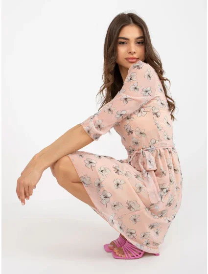 Šaty LK SK 508006.92P světle růžová Šaty LK SK 508006.92P světle růžová