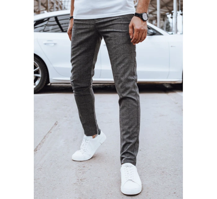 FashionStreet pánské ležérní šedé kalhoty UX4406