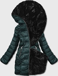 DWUSTRONNA KURTKA DAMSKA ZIELONA model 21244134 - S'WEST