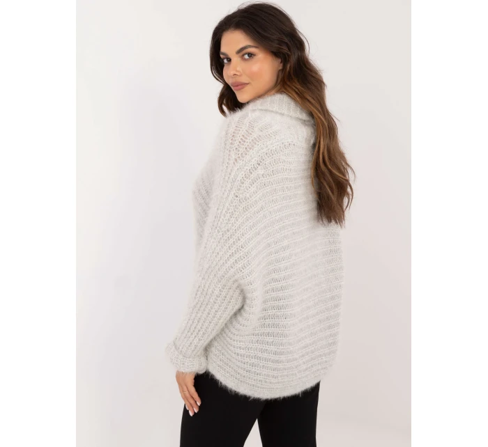 Jumper TW SW BI model 20540959 světle šedý - FPrice Jumper TW SW BI model 20540959 světle šedý - FPrice