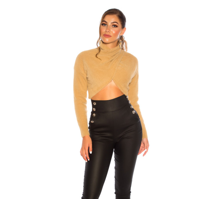 Sexy cozy cropped sweater