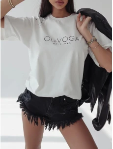 Dámské tričko 277075 ecru - Ola Voga