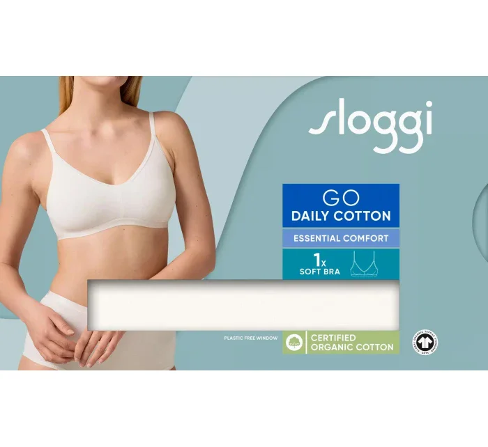 sloggi GO Daily Cotton Soft bra - WHITE - SLOGGI WHITE - SLOGGI