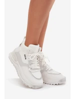Dámské sportovní boty Big Star SS274510 Bílé Dámské sportovní boty Big Star SS274510 Bílé