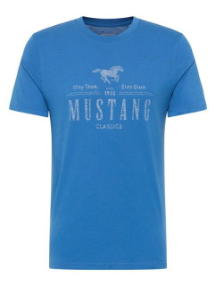 Pánské tričko Alex C Print M model 18775317 modrá - Mustang