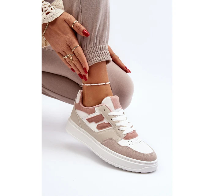 Dámské nízké tenisky béžové model 21651093 - Boto