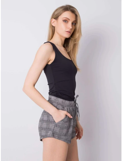 Šortky D17003O61874K šedá černá