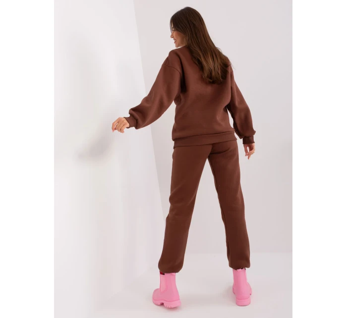 Komplet EM KMPL model 18955265 ciemny brązowy - FPrice Komplet EM KMPL model 18955265 ciemny brązowy - FPrice