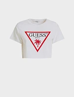 Dámské crop tričko E02I01JA911 - A009 - Guess