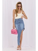 ~Spódnica jeansowa model 228026 Factory Price ~Spódnica jeansowa model 228026 Factory Price
