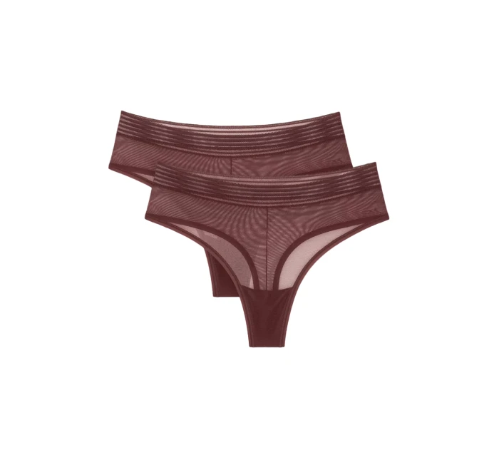 Tempting Sheer Highwaist String 2P Chocolate Chocolate model 21789706 - Triumph Tempting Sheer Highwaist String 2P Chocolate Chocolate model 21789706 - Triumph